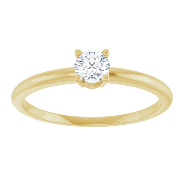 Marcy Natural Diamond 4 Prong Engagement Ring