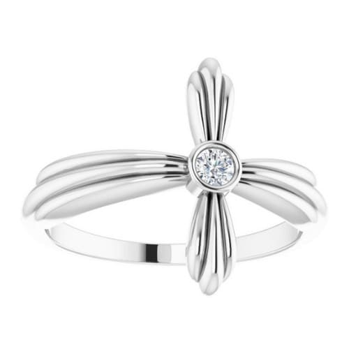 Maeven Natural Bezel  Diamond Ring