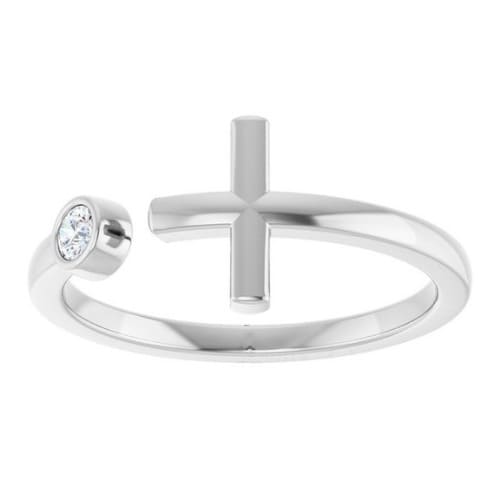Marisela Natural Bezel  Diamond Ring