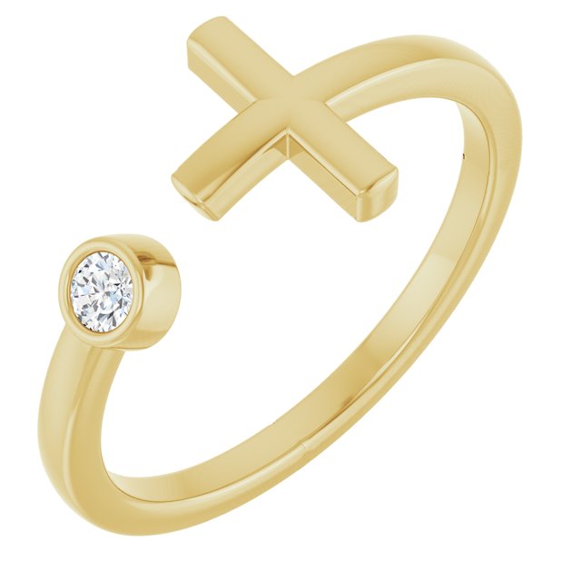 Marisela Natural Bezel  Diamond Ring