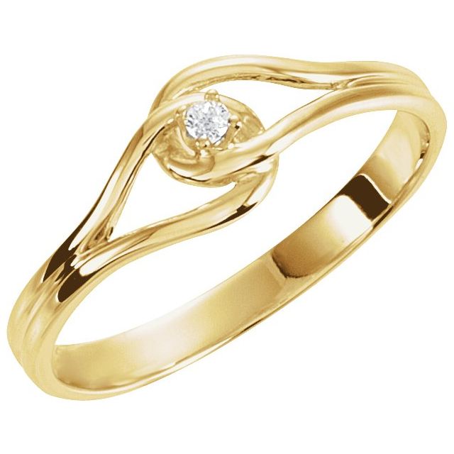 Maeleigh Natural 4 Prong  Diamond Ring
