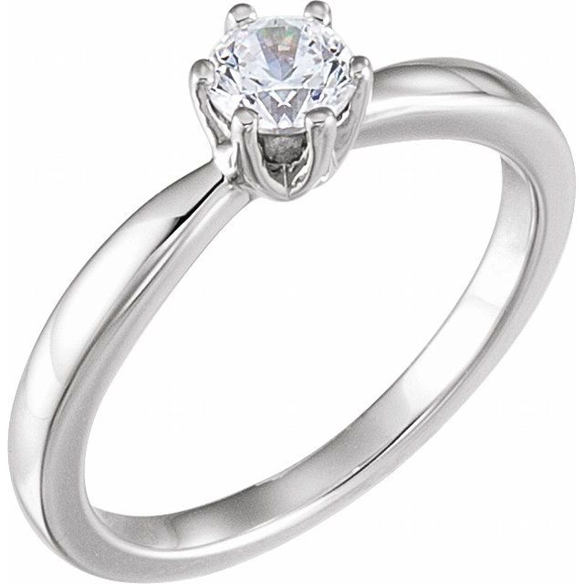 Meara Natural 6 Prong  Diamond Ring