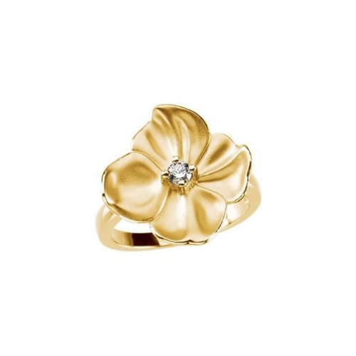Maleigha Natural 4 Prong  Diamond Ring