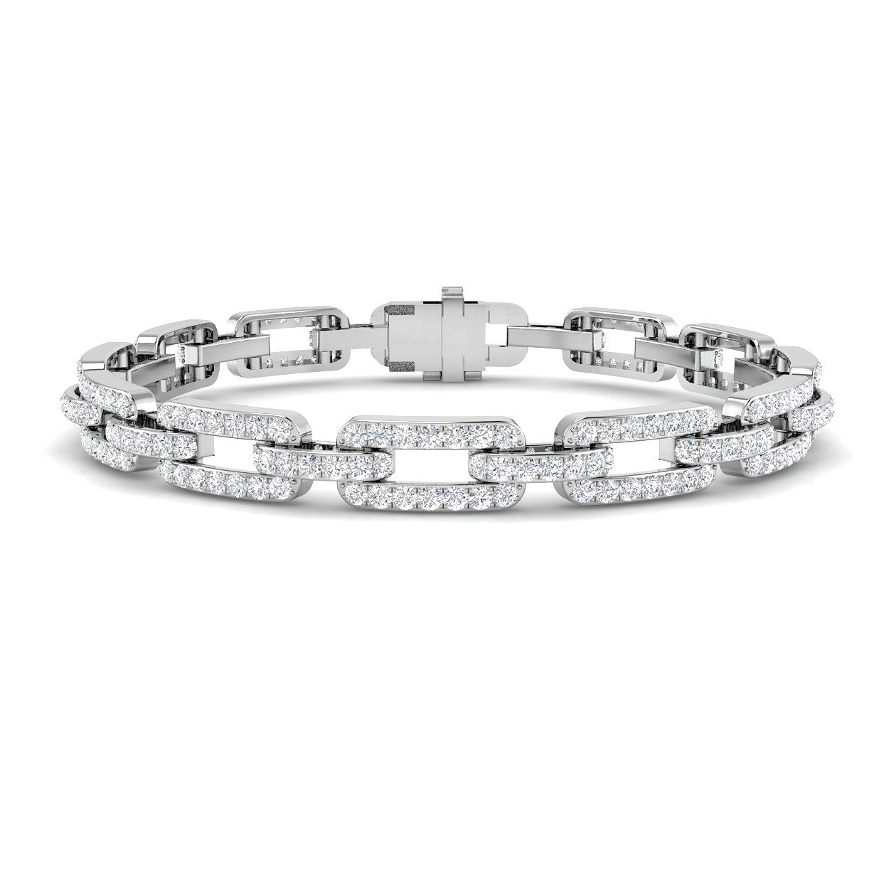 4.2 ct Natural Diamond Round Bracelet