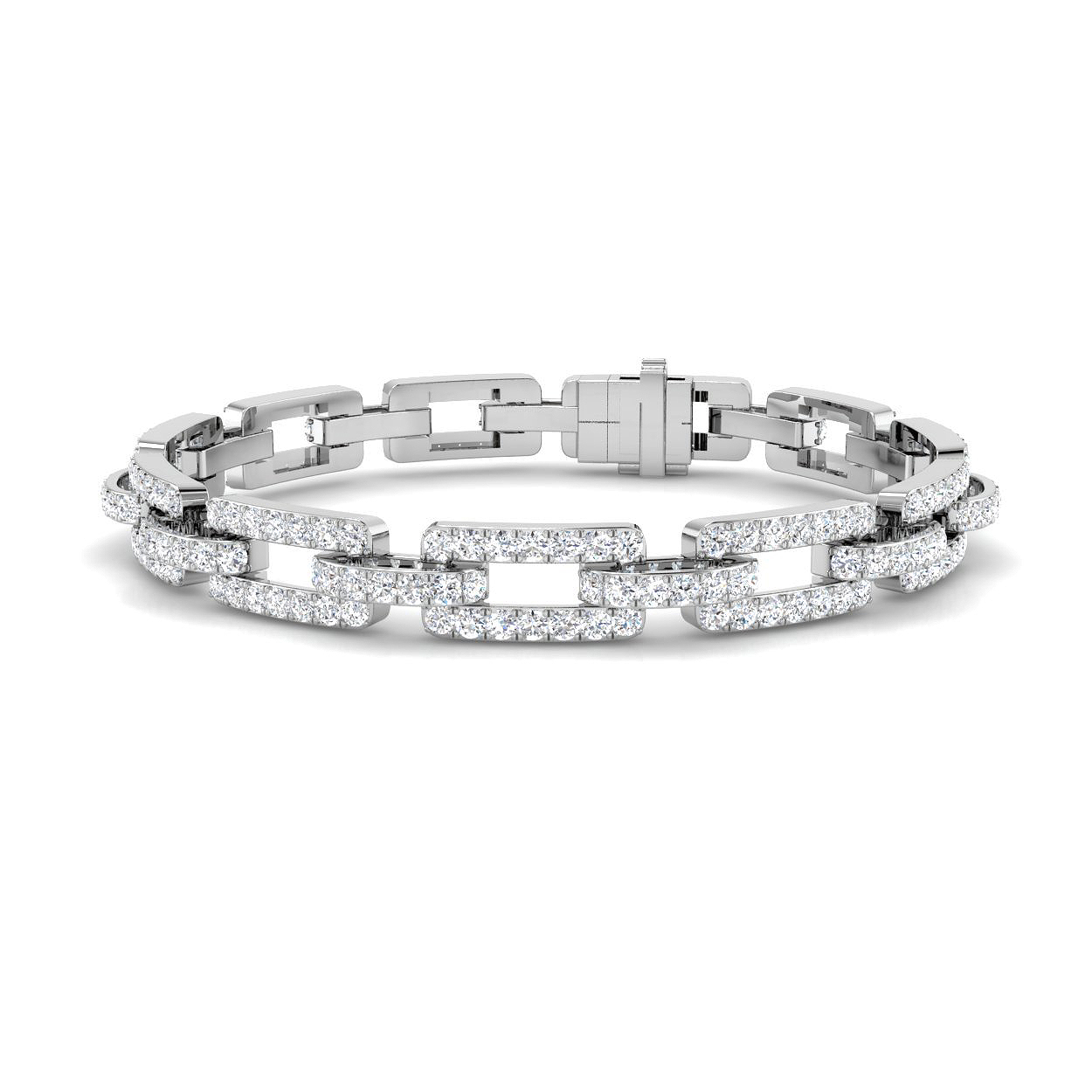 5.05 ct Natural Diamond Round Bracelet
