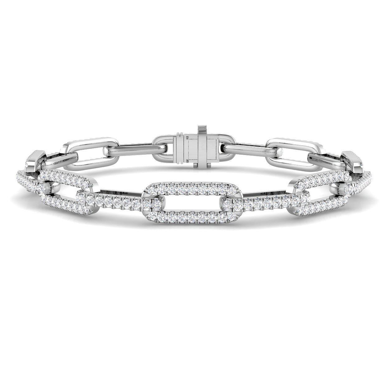 2.55 ct Natural Diamond Round Bracelet