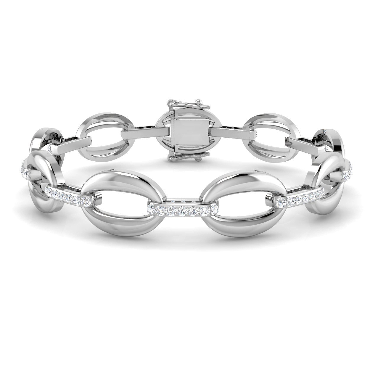 1.05 ct Natural Diamond Round Bracelet