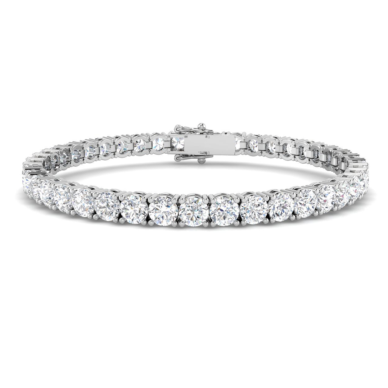 13 ct Natural Diamond Round Bracelet