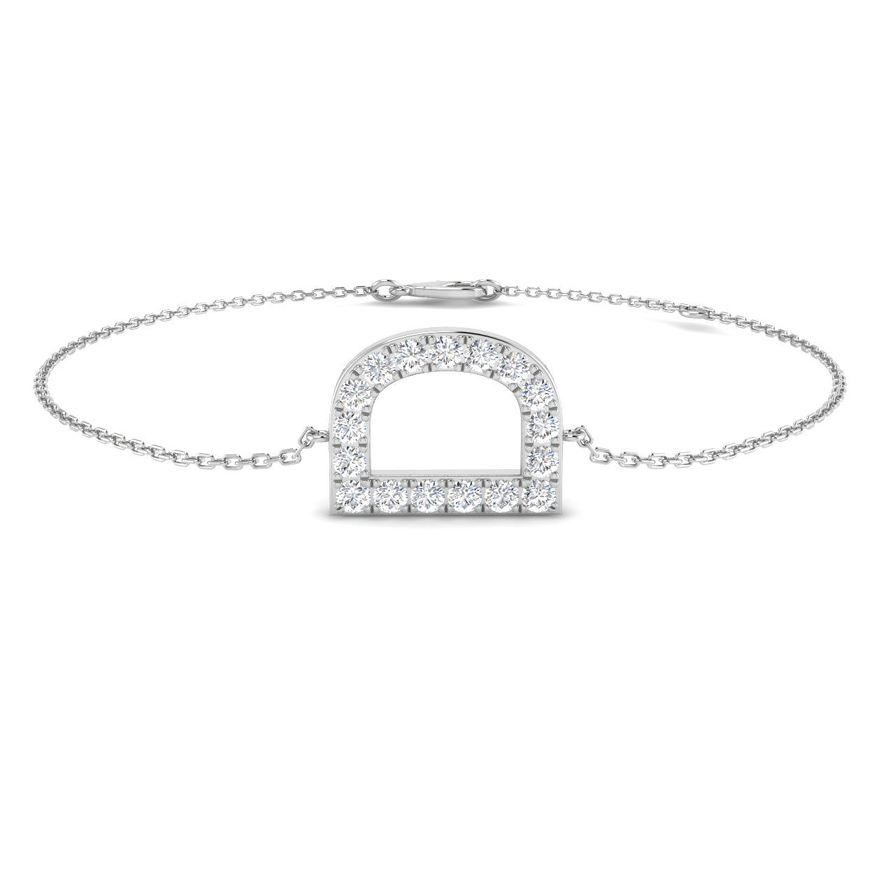 0.45 ct Natural Diamond Round Bracelet