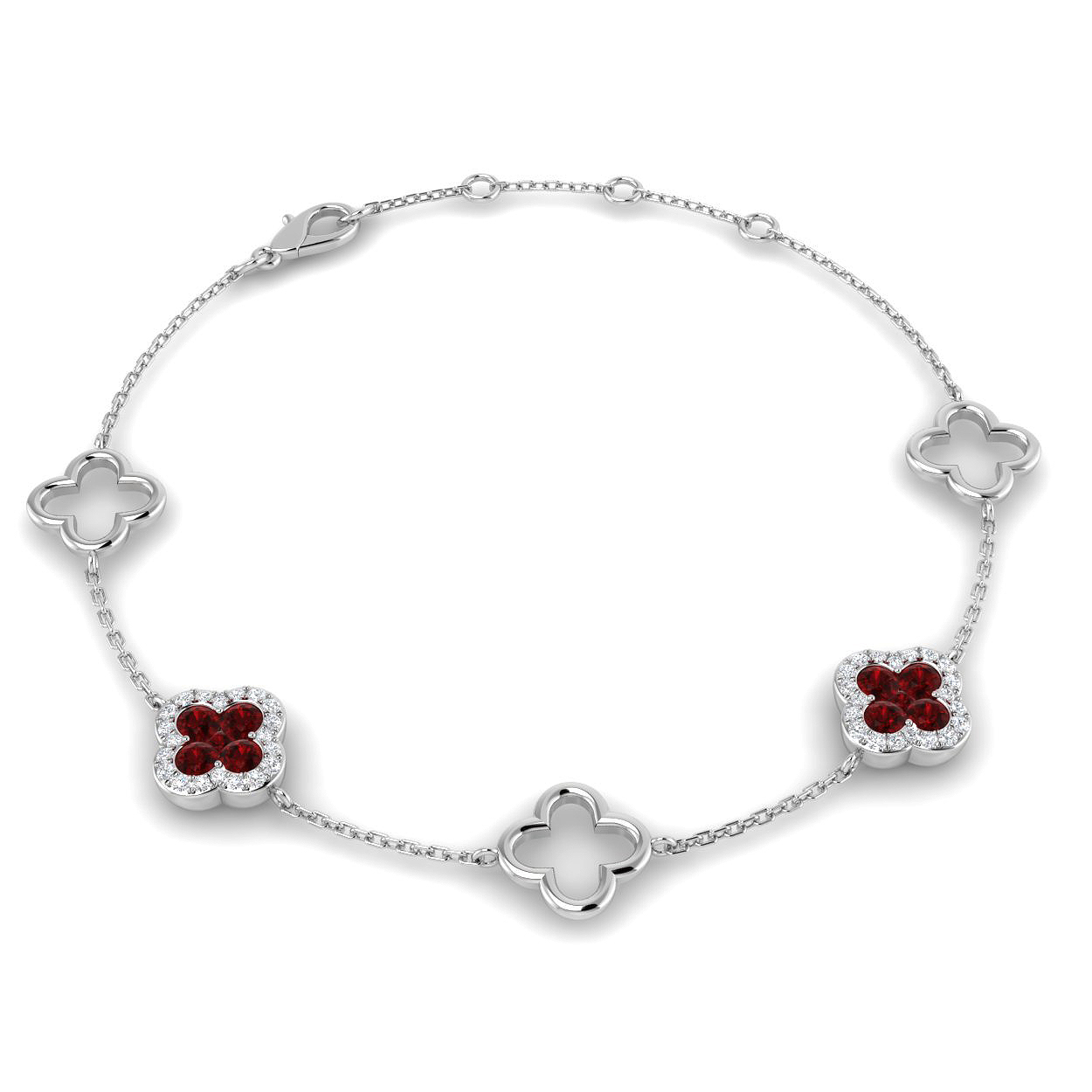 0.85 ct Natural Diamond Round Bracelet