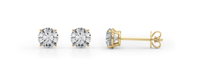 4Prong Set Natural Diamond Ring