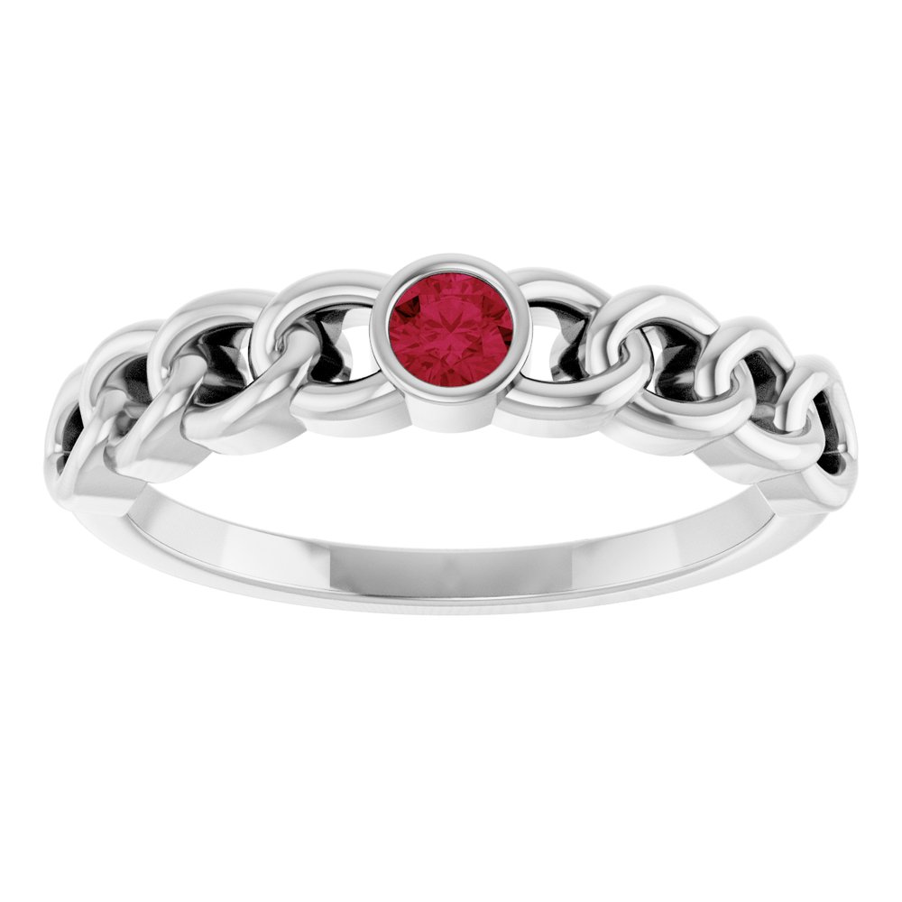 Zorah 0.15 Carat Natural Ruby  Engagement Ring