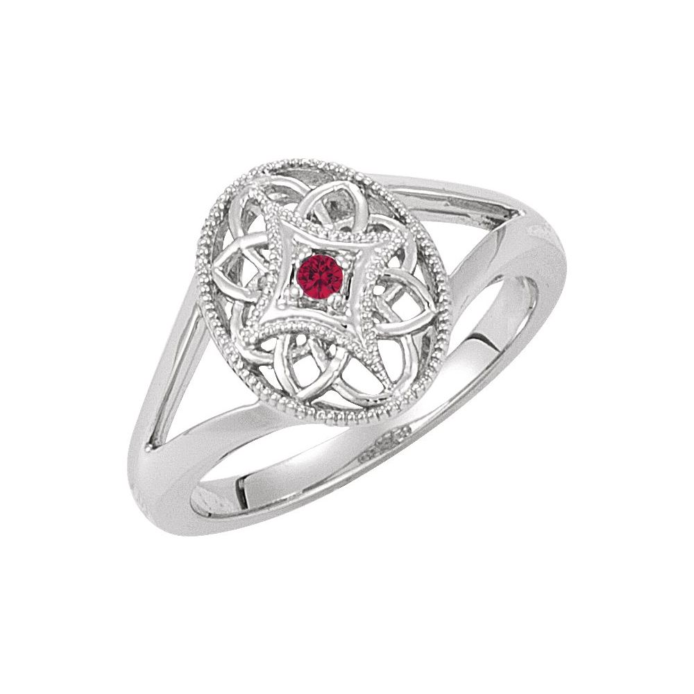 Yohanna Natural Ruby  Engagement Ring