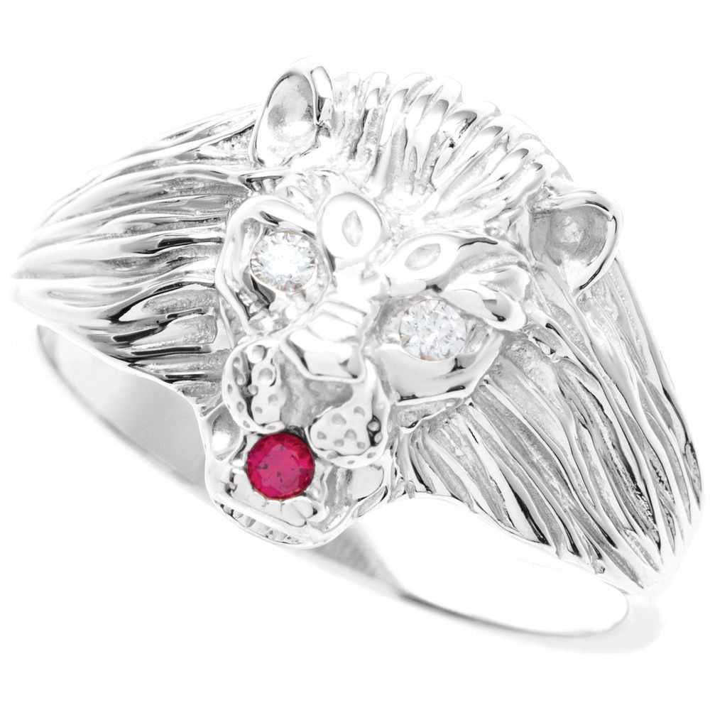 Zamiyah Natural Ruby  Engagement Ring