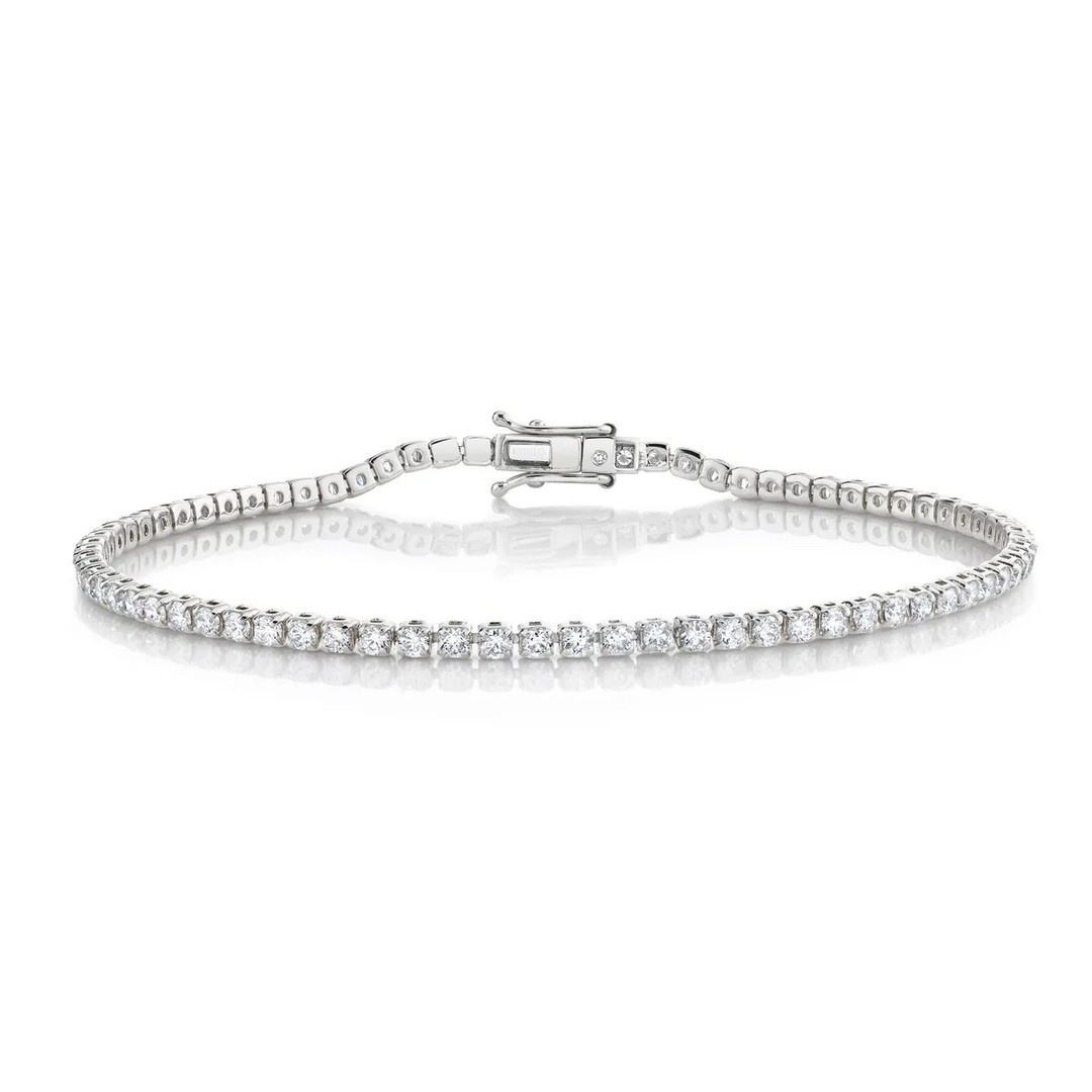 Pakshi Natural 4 Prong Diamond Bracelet